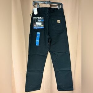 Carhartt Men's Relaxed Fit Black Denim Jeans Sz 30x32 Union USA Vtg B177 NOS